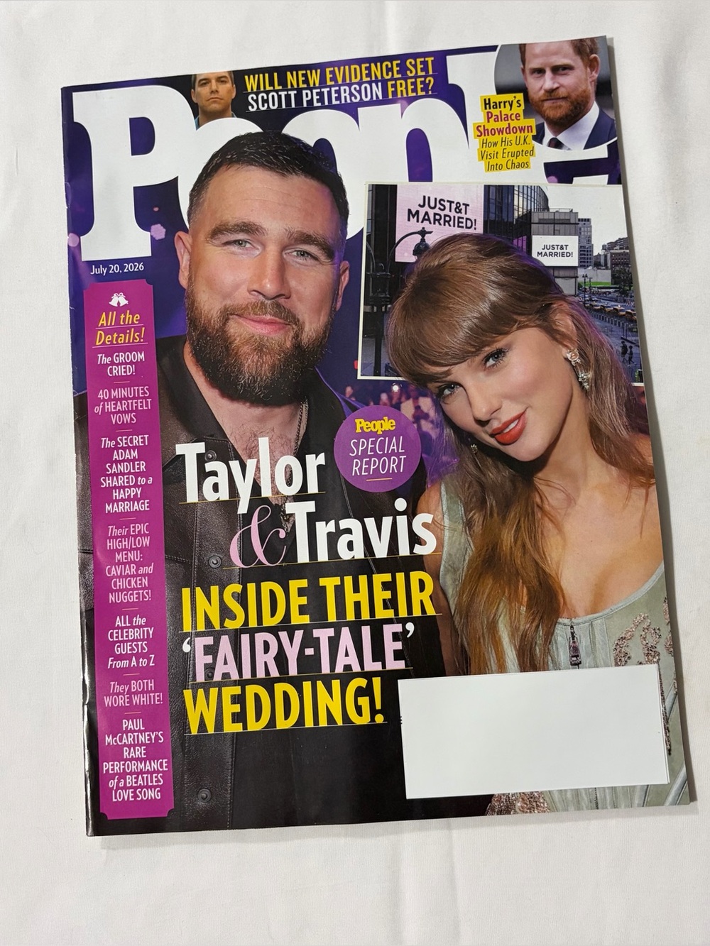 People Taylor & Travis “Inside Their Fairy-Tale Wedding!”  July 2026 Magazine